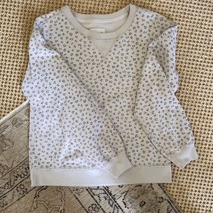 Abercrombie and Fitch snow leopard sweatshirt
